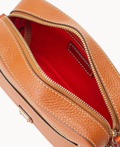 Pebble Grain Camera Zip Crossbody