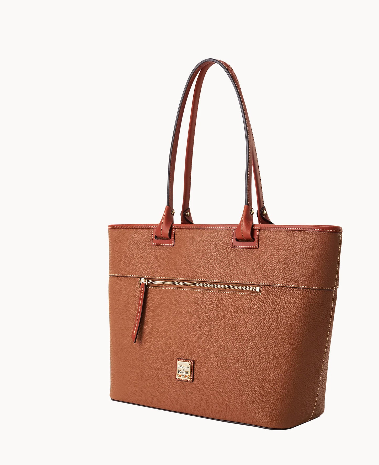 Pebble Grain Large Zip Tote