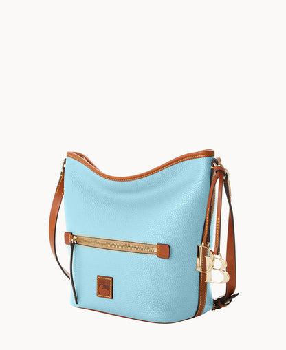 Pebble Grain Zip Sac