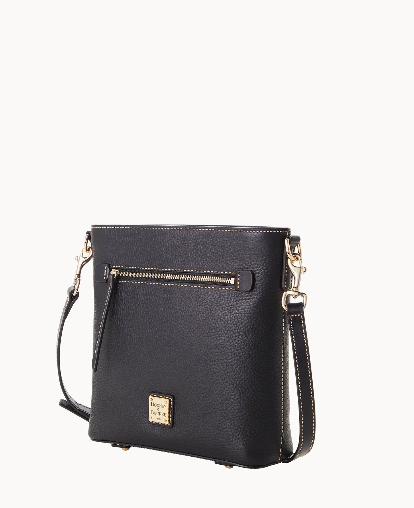 Pebble Grain Zip Crossbody