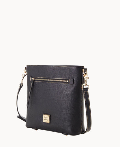 Pebble Grain Zip Crossbody
