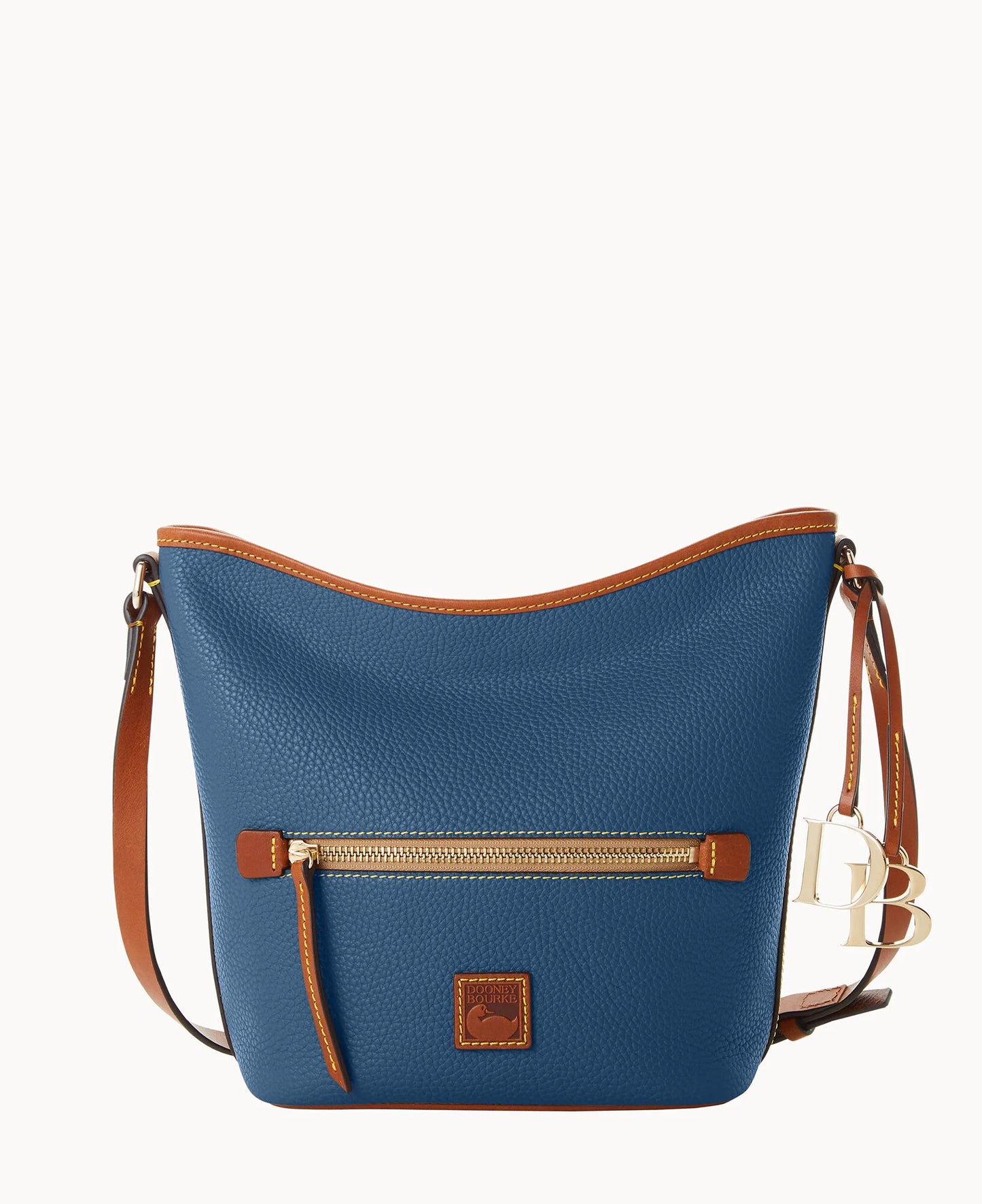 Pebble Grain Zip Sac