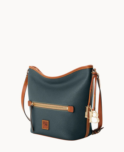 Pebble Grain Zip Sac