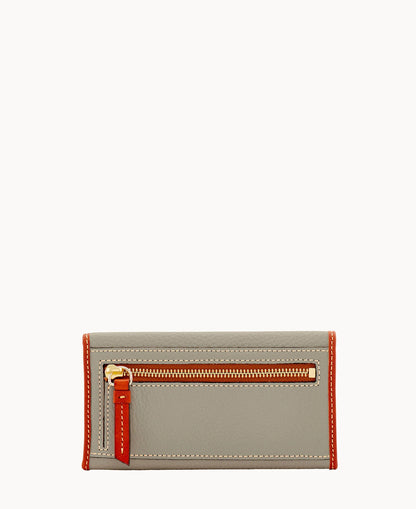 Pebble Grain Continental Clutch
