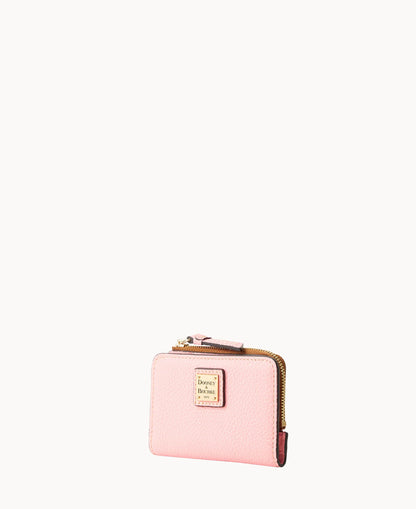 Pebble Grain Zip Credit Card Wallet 12