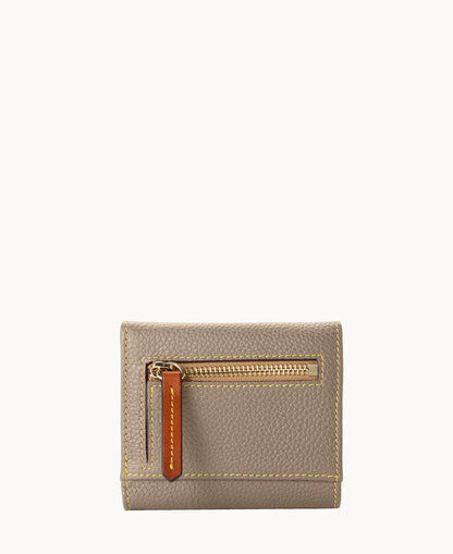 Pebble Grain Small Flap Wallet
