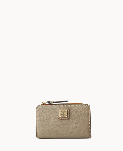 Pebble Grain Zip Credit Card Wallet 14