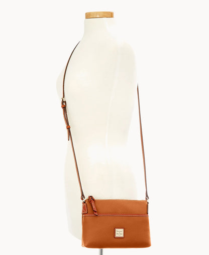 Pebble Grain Ginger Crossbody