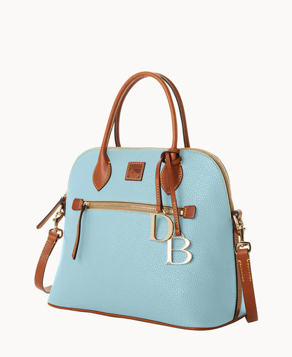 Pebble Grain Large Domed Satchel