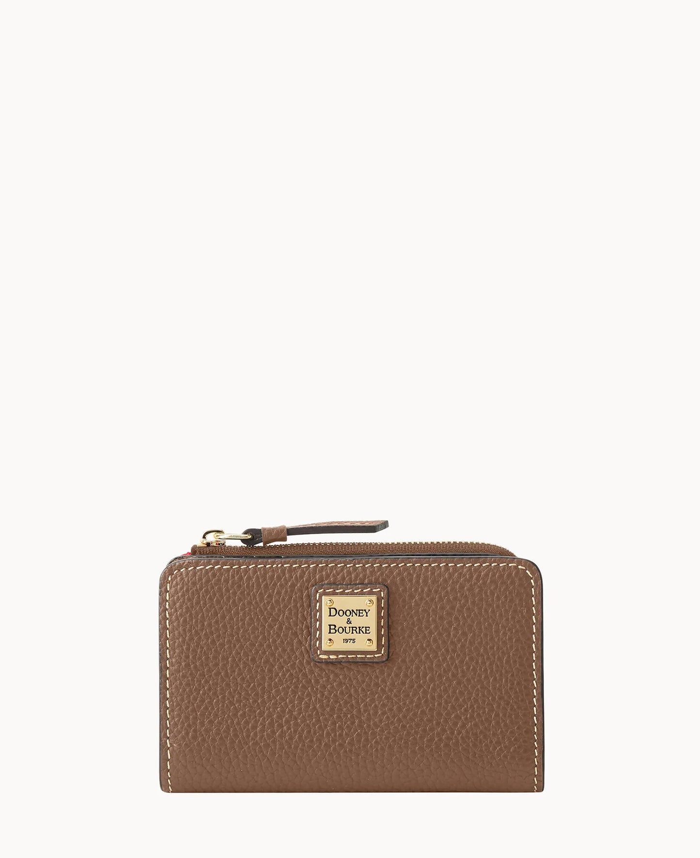 Pebble Grain Zip Credit Card Wallet 14