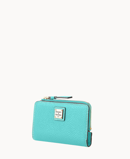 Pebble Grain Zip Credit Card Wallet 14