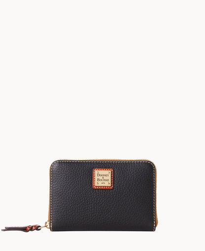 Pebble Grain Medium Zip Around Wallet