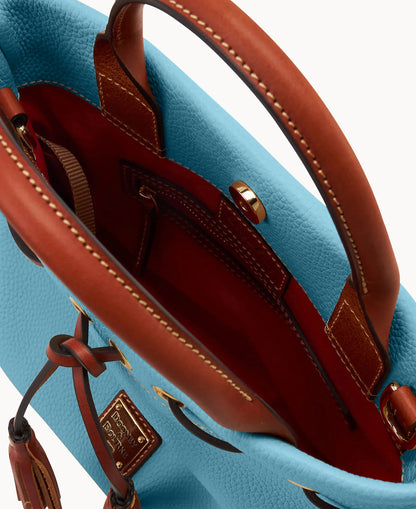 Pebble Grain Tassel Tote