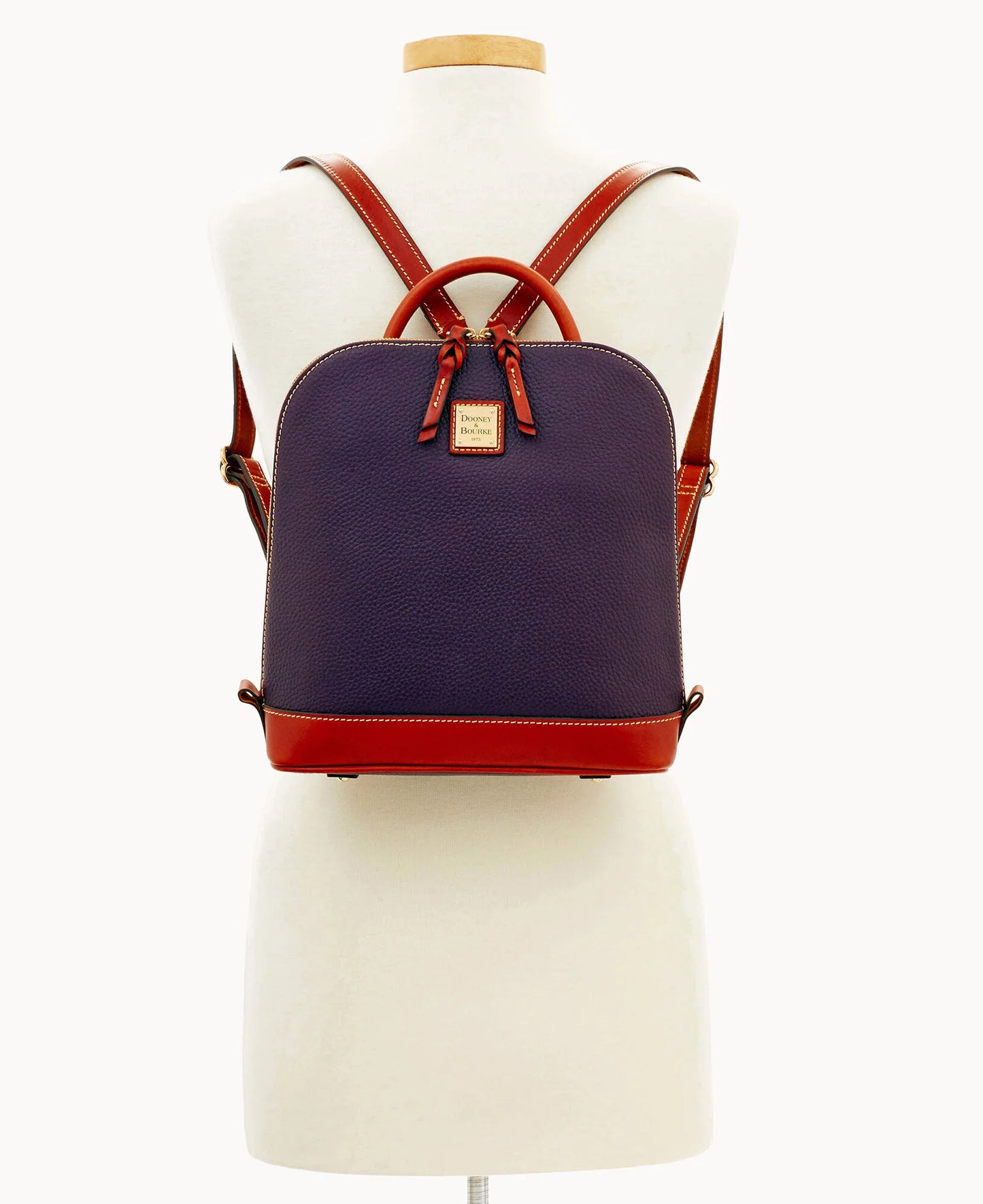 Pebble Grain Zip Pod Backpack