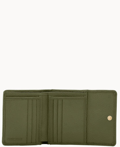 Pebble Grain Small Flap Wallet
