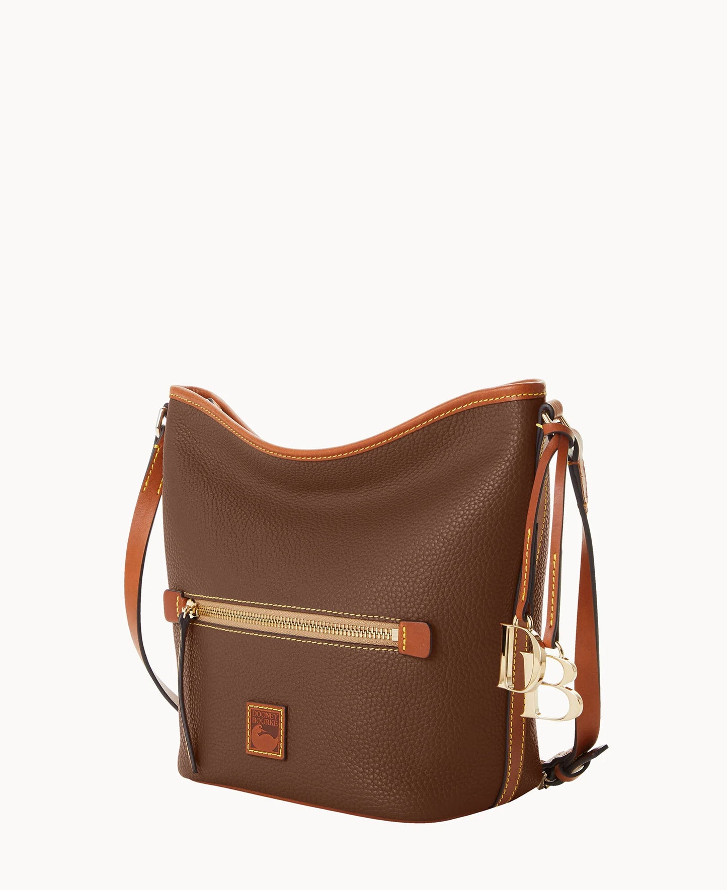 Pebble Grain Zip Sac