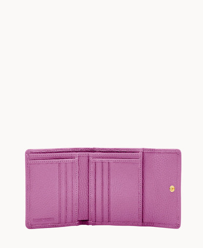 Pebble Grain Small Flap Wallet