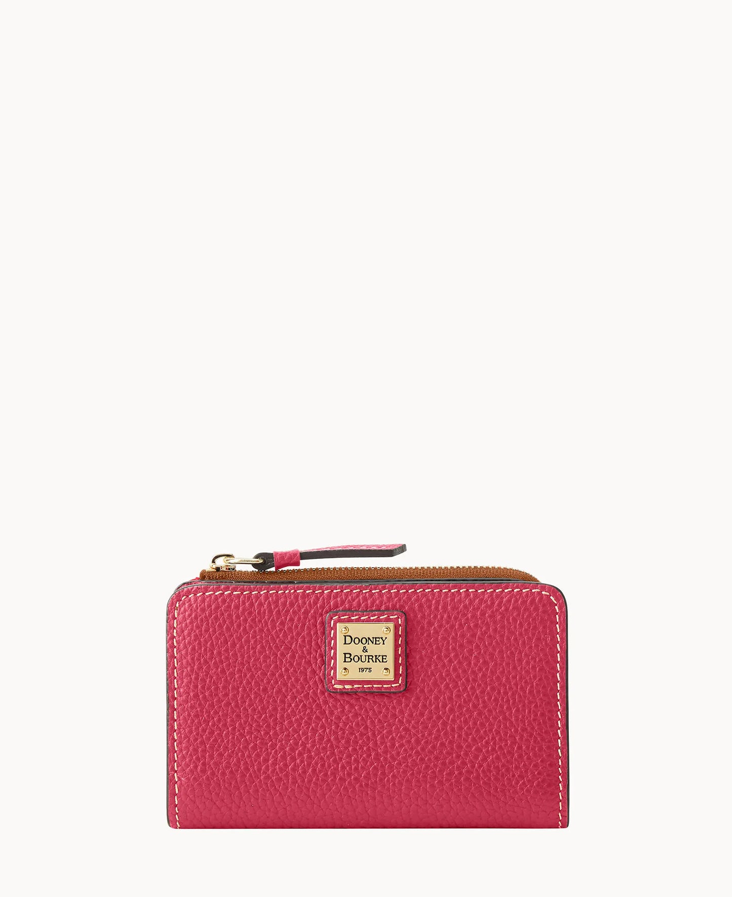 Pebble Grain Zip Credit Card Wallet 14