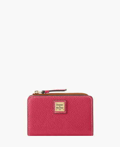 Pebble Grain Zip Credit Card Wallet 14