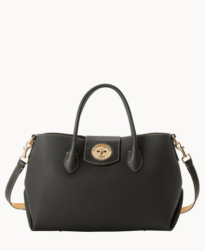 Pebble Turnlock Handle Tote 30