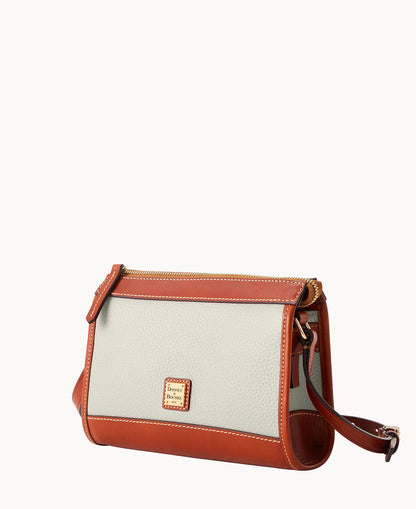 Pebble Grain Zip Crossbody