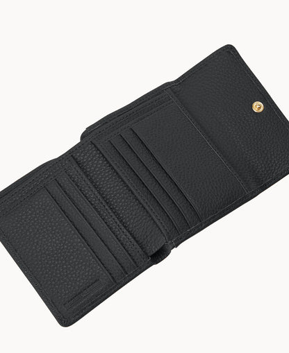 Pebble Grain Small Flap Wallet