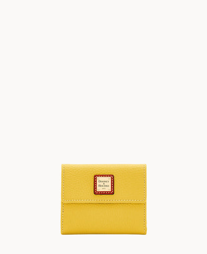 Pebble Grain Small Flap Wallet