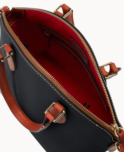 Pebble Grain Geena Satchel