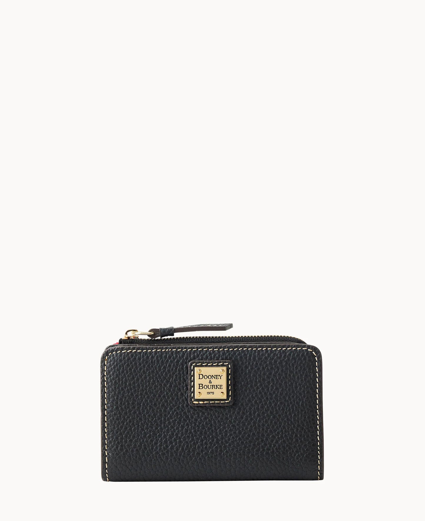 Pebble Grain Zip Credit Card Wallet 14