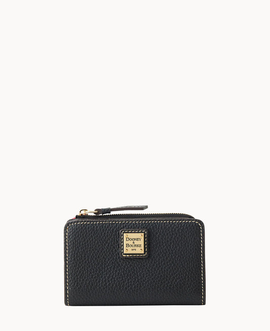 Pebble Grain Zip Credit Card Wallet 14
