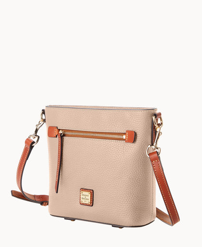 Pebble Grain Small Zip Crossbody