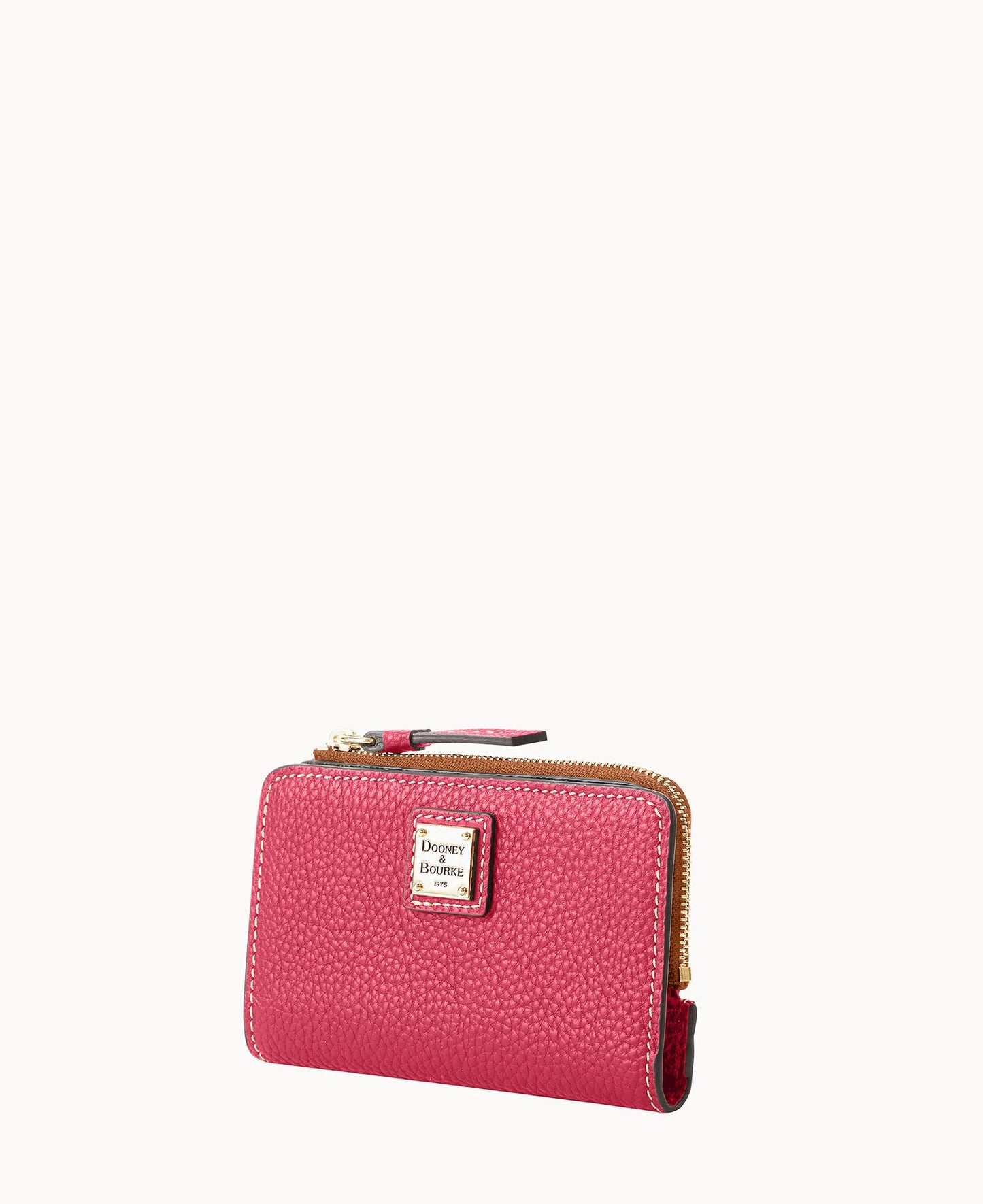 Pebble Grain Zip Credit Card Wallet 14