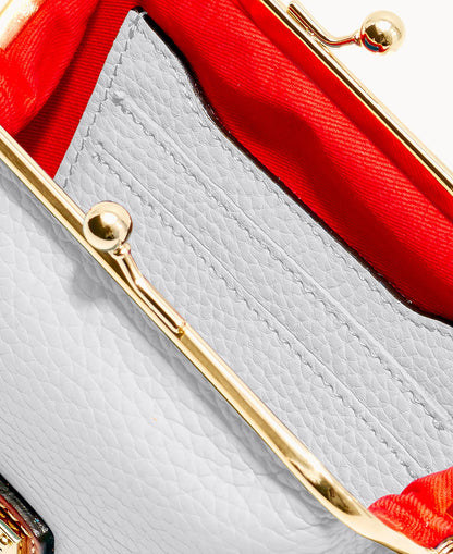 Pebble Grain Large Framed Purse