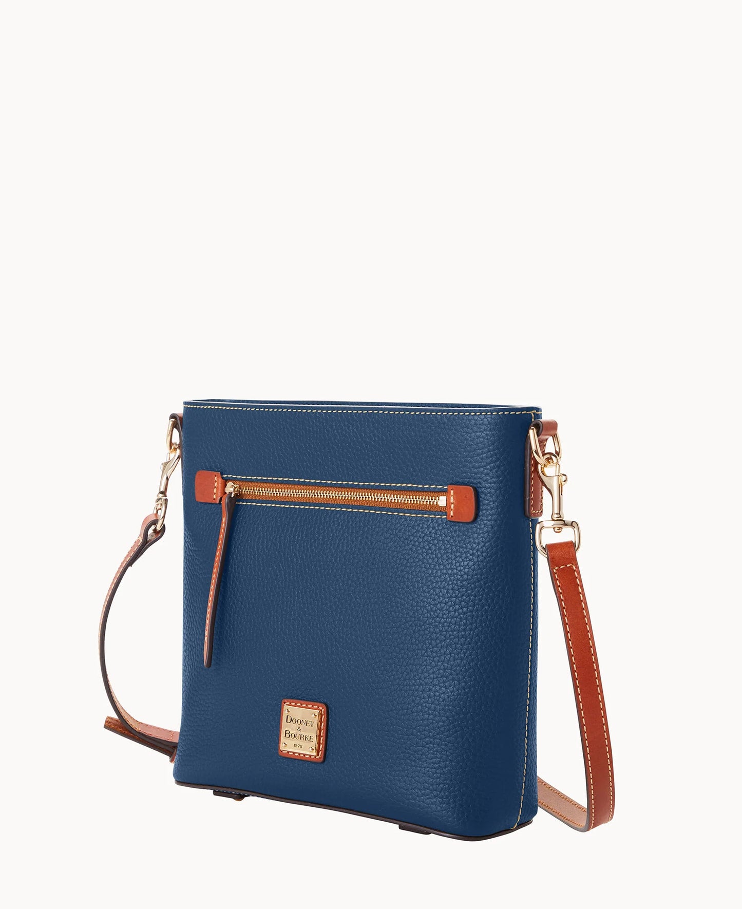 Pebble Grain Zip Crossbody