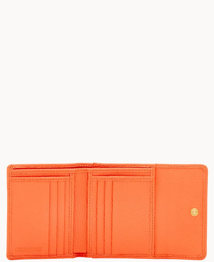 Pebble Grain Small Flap Wallet