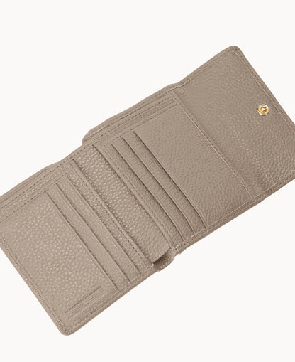 Pebble Grain Small Flap Wallet