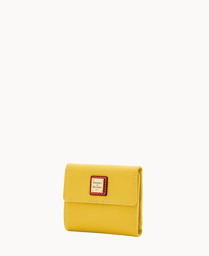 Pebble Grain Small Flap Wallet