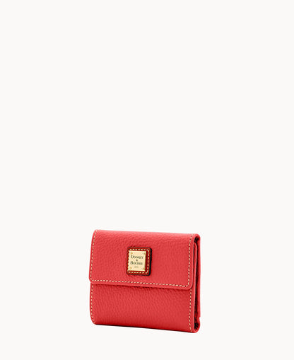 Pebble Grain Small Flap Wallet