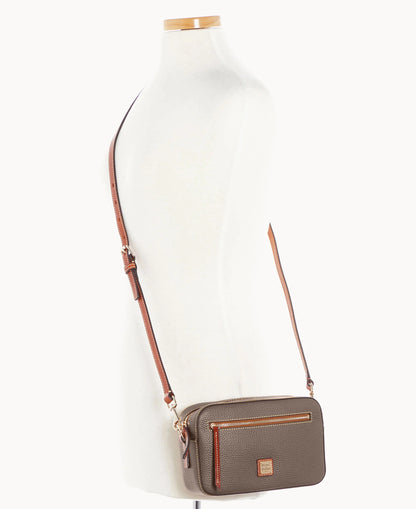 Pebble Grain Camera Zip Crossbody