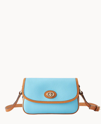 Pebble Grain Turnlock Crossbody 22