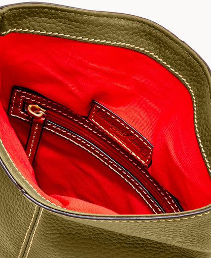 Pebble Grain Toggle Crossbody