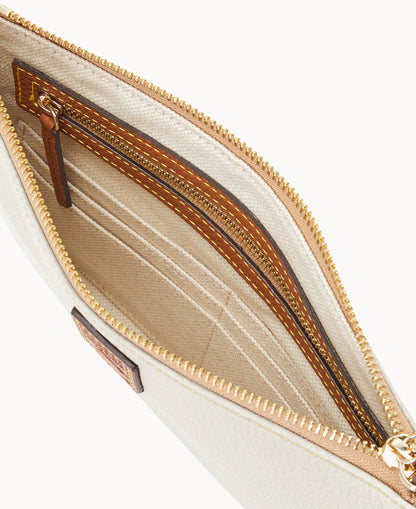 Pebble Grain Large Wristlet