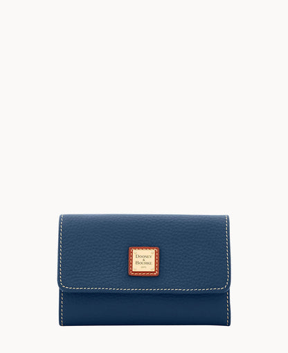 Pebble Grain Flap Wallet