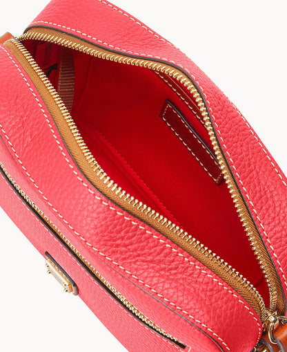 Pebble Grain Camera Zip Crossbody