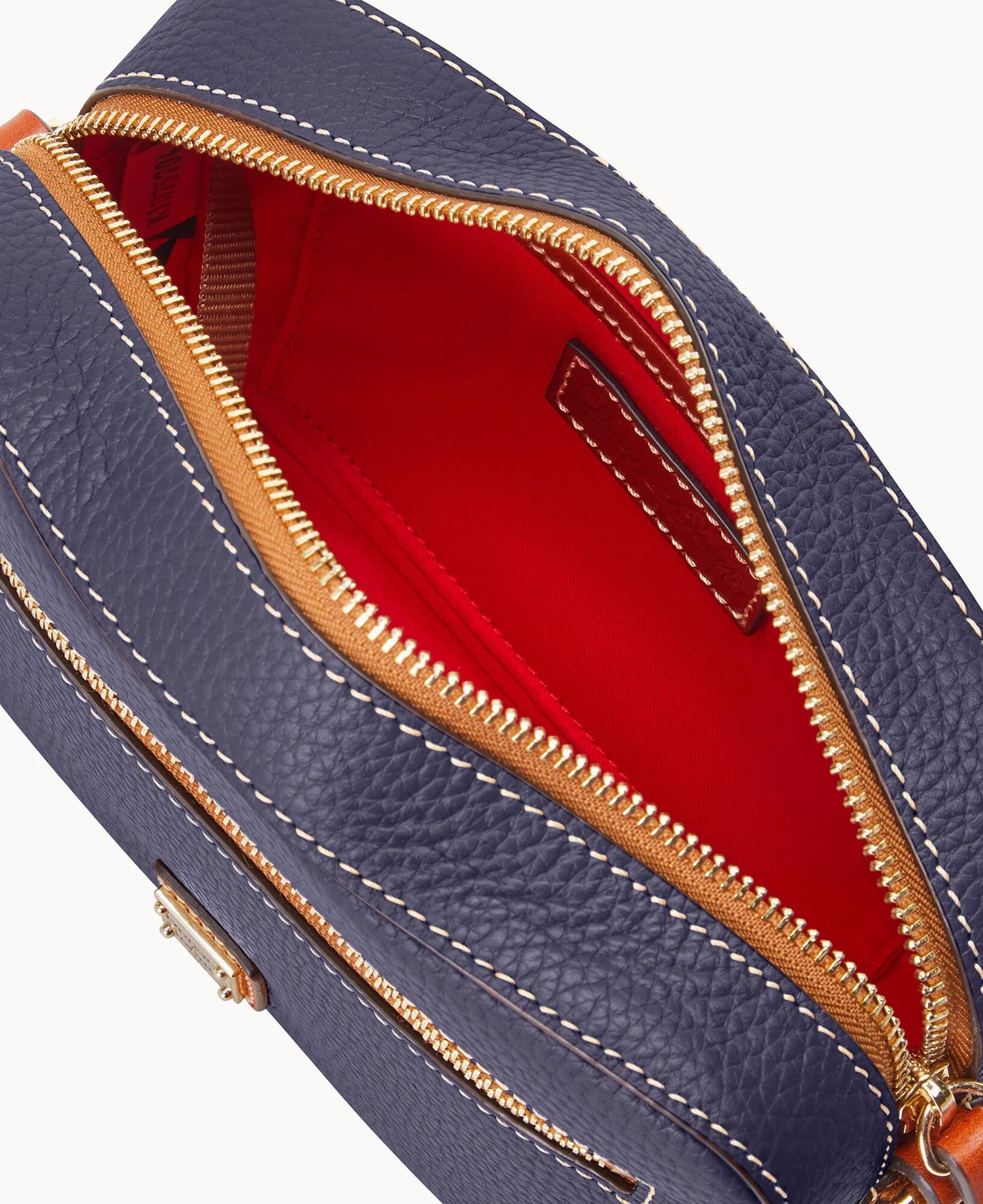 Pebble Grain Camera Zip Crossbody