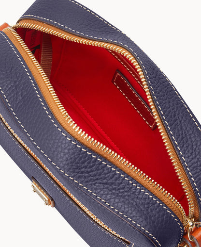 Pebble Grain Camera Zip Crossbody