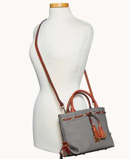 Pebble Grain Tassel Tote