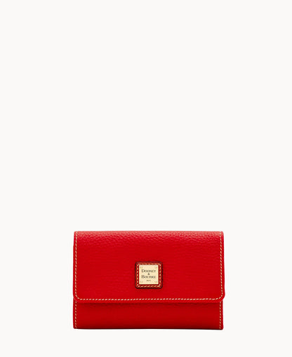 Pebble Grain Flap Wallet