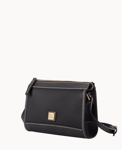 Pebble Grain Zip Crossbody