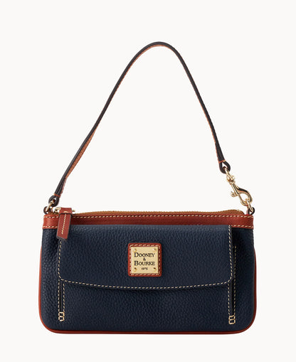 Pebble Grain Pocket Wristlet